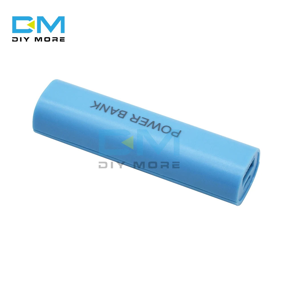 USB Mobile Power Bank Battery Charger Case DIY Box for cell phone for 18650 batteries Candy Color DC 5V