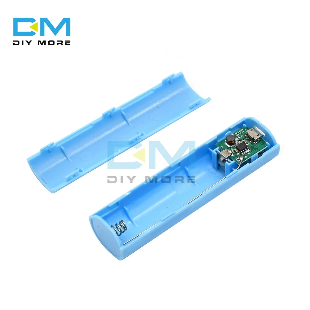 USB Mobile Power Bank Battery Charger Case DIY Box for cell phone for 18650 batteries Candy Color DC 5V