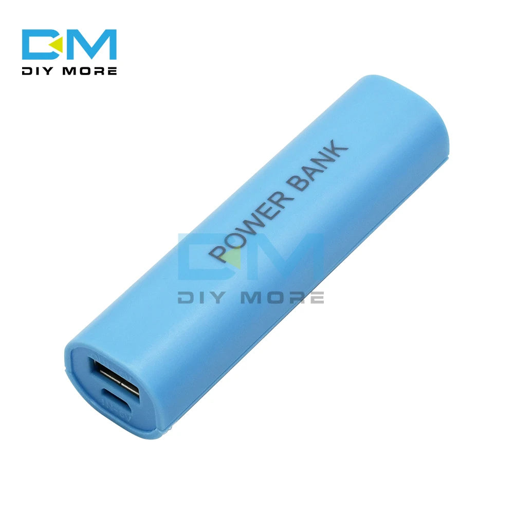 USB Mobile Power Bank Battery Charger Case DIY Box for cell phone for 18650 batteries Candy Color DC 5V