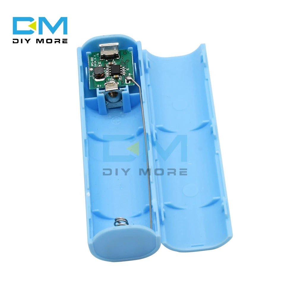USB Mobile Power Bank Battery Charger Case DIY Box for cell phone for 18650 batteries Candy Color DC 5V
