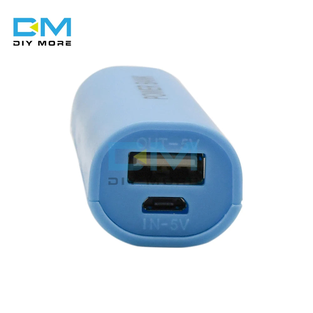 USB Mobile Power Bank Battery Charger Case DIY Box for cell phone for 18650 batteries Candy Color DC 5V