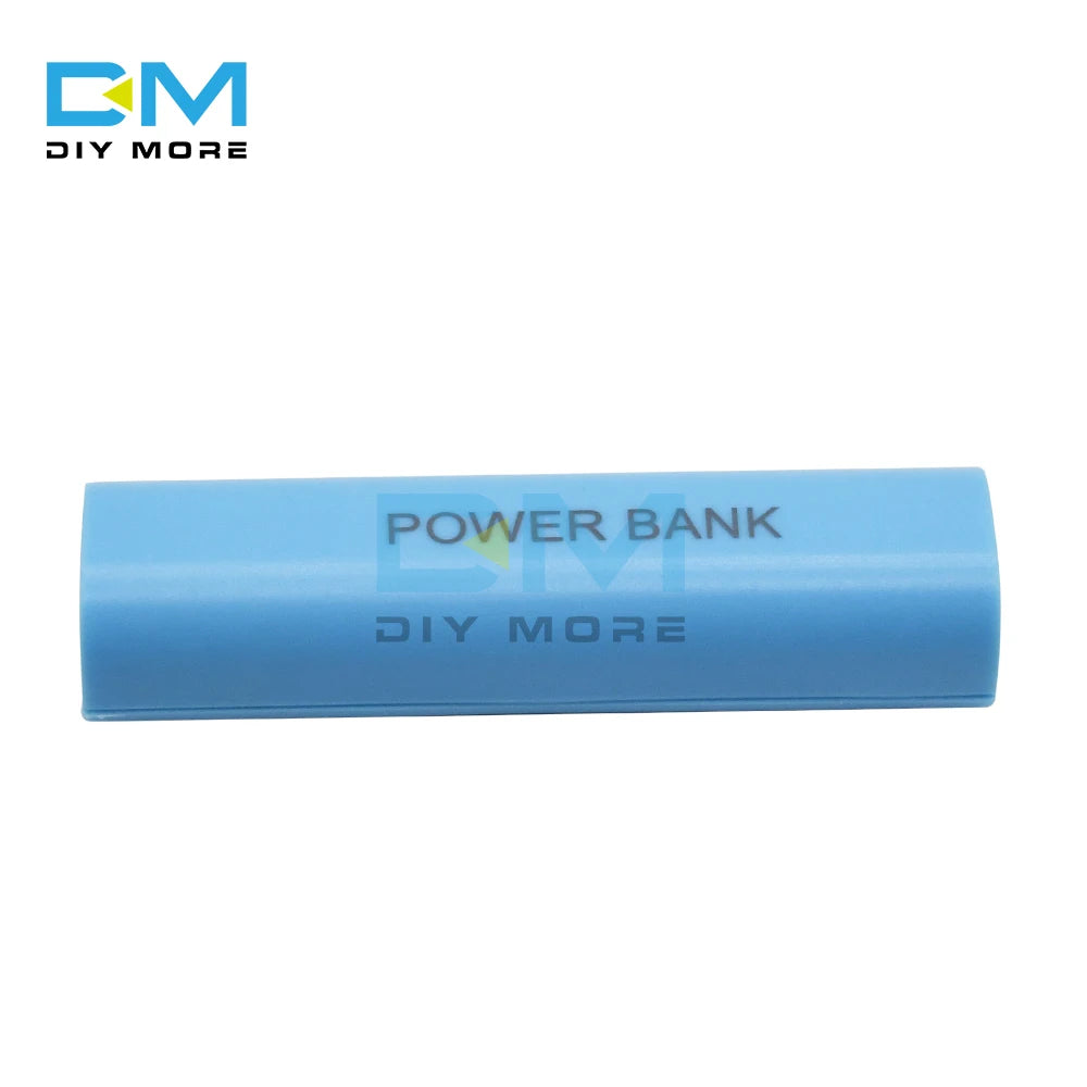 USB Mobile Power Bank Battery Charger Case DIY Box for cell phone for 18650 batteries Candy Color DC 5V