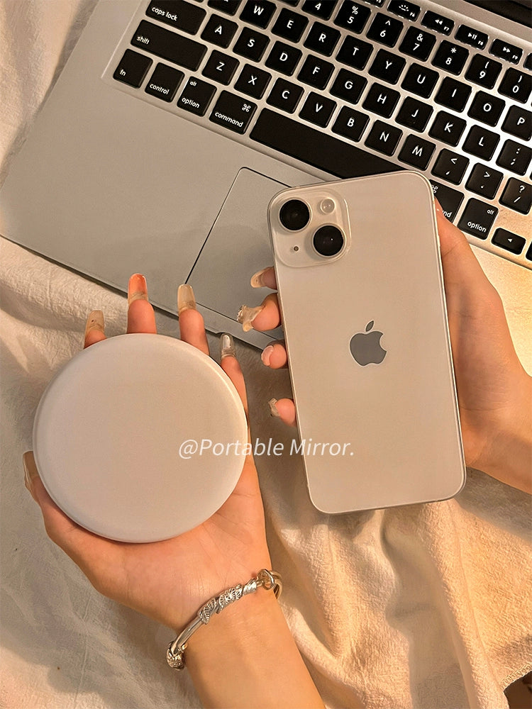 Portable Small Light-Emitting Cosmetic Mirror for Students