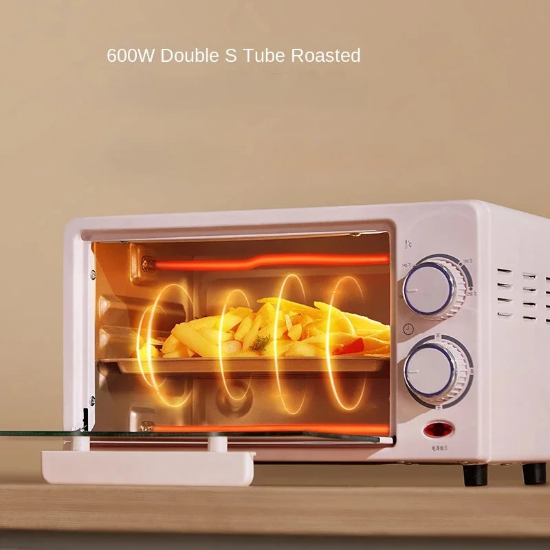 Mini Electric Oven (12L), Compact Baking Oven for Home Use, SpaceSaving Toaster, Quick Heat Oven, Countertop Baking Appliance,