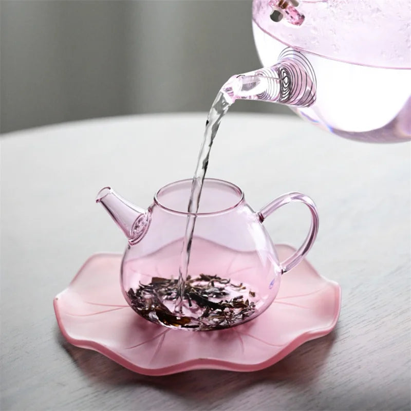 Pink Heat Resistant Tea Kettle