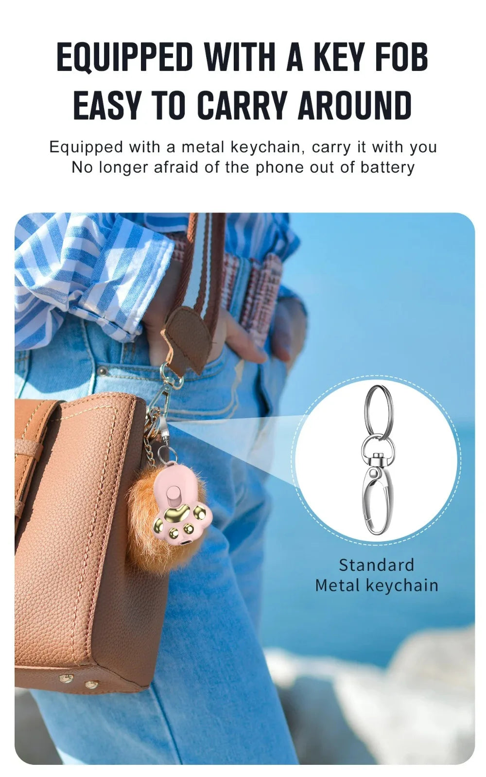 Portable Pocket Charger 2000mAh Power Banks Portable Charger Key Chain Emergency Power Bank for iPhone or Android