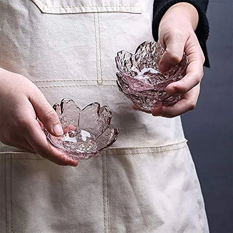 Sakura Pink Flower Sauce Dishes - 2 piece set