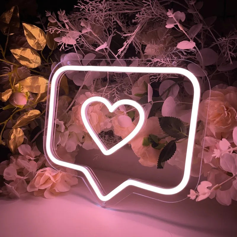 Love Neon Lights For Wall Art Sign LED Neon Strip Lights Wedding Decoration Garden Home Bedroom Party Wall Decor Neon Lamps