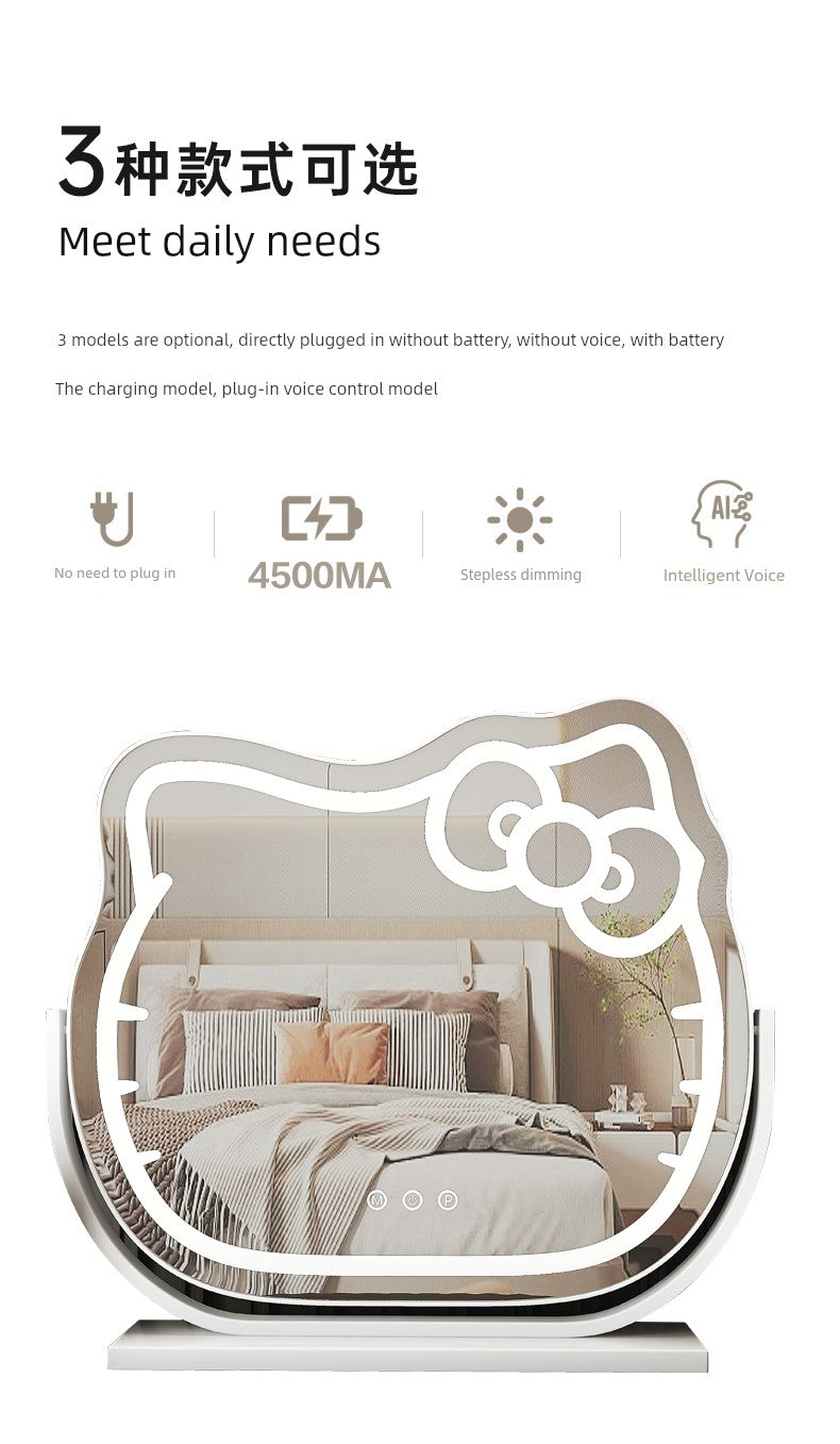 Hello Kitty Smart Rechargeable Bedroom Mirror