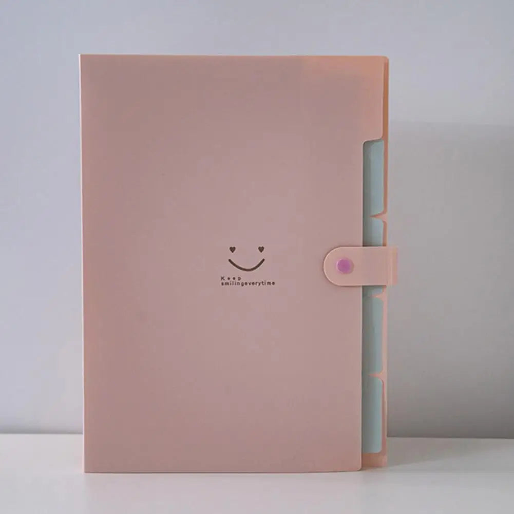 Document Organizer Multi-layered A4 File Organizer Set for Office Travel Plastic Closure Document Filing Folder for Home