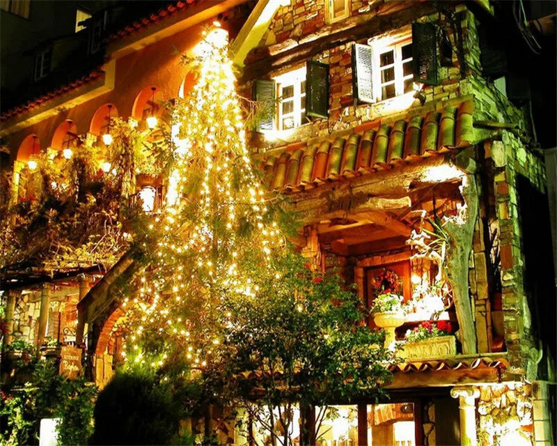 String Fairy Lights AC 220V EU Plug 10M 20M 30M 50M 100M LED Holiday Wedding Christmas Decoration Waterproof LED Garland