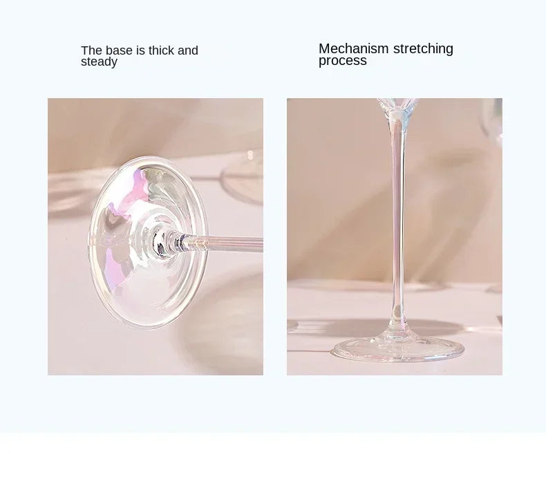 Dream Dazzling Crystal Glass Goblet Red Wine Cup Champagne Glass Set Home Premium Wine Glass Crystal Colorful Cup