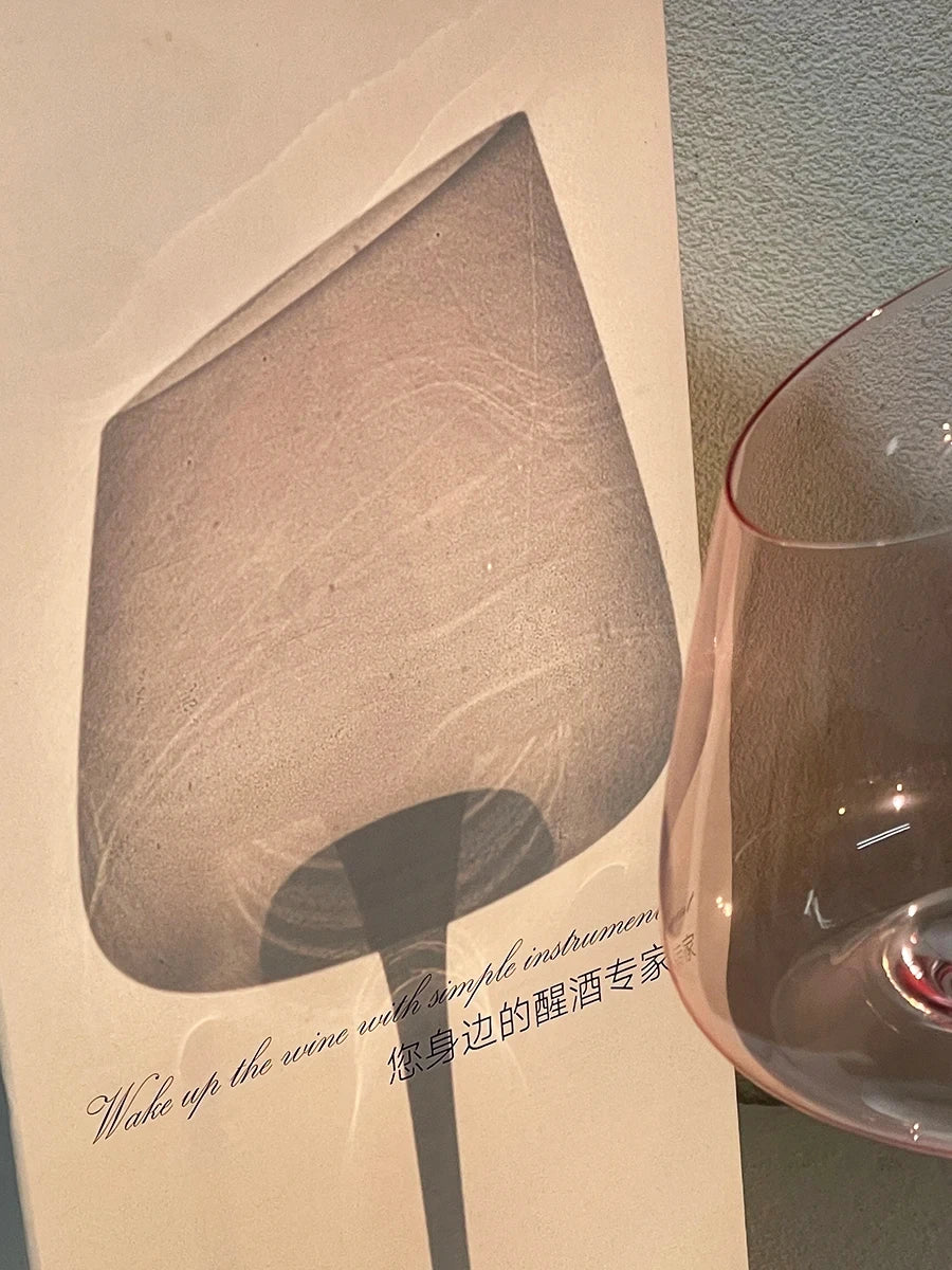 Pink Flamingo Slanted Lipstick Wine Glass Sweet Wine Glass High Value Luxury Home Goblet Wine Champagne Glass Cup Wedding Gift