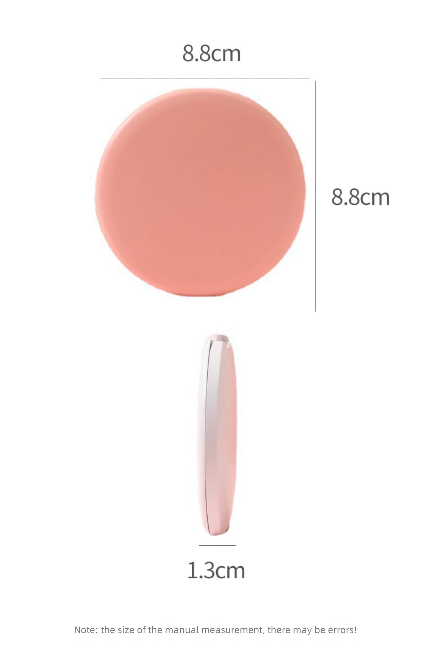 Portable Small Light-Emitting Cosmetic Mirror for Students