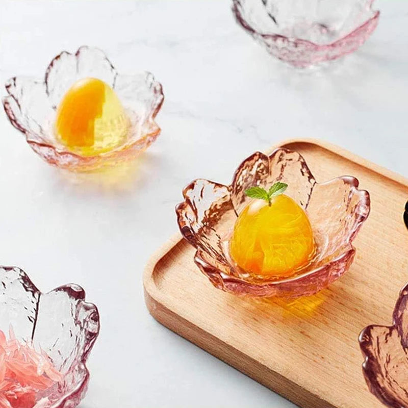 Sakura Pink Flower Sauce Dishes - 2 piece set