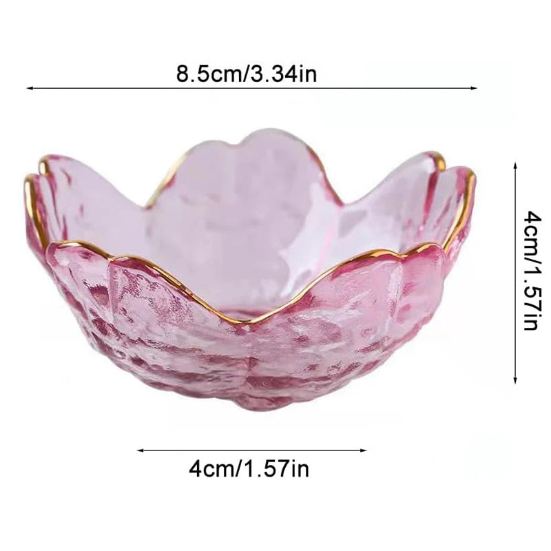 Sakura Pink Flower Sauce Dishes - 2 piece set