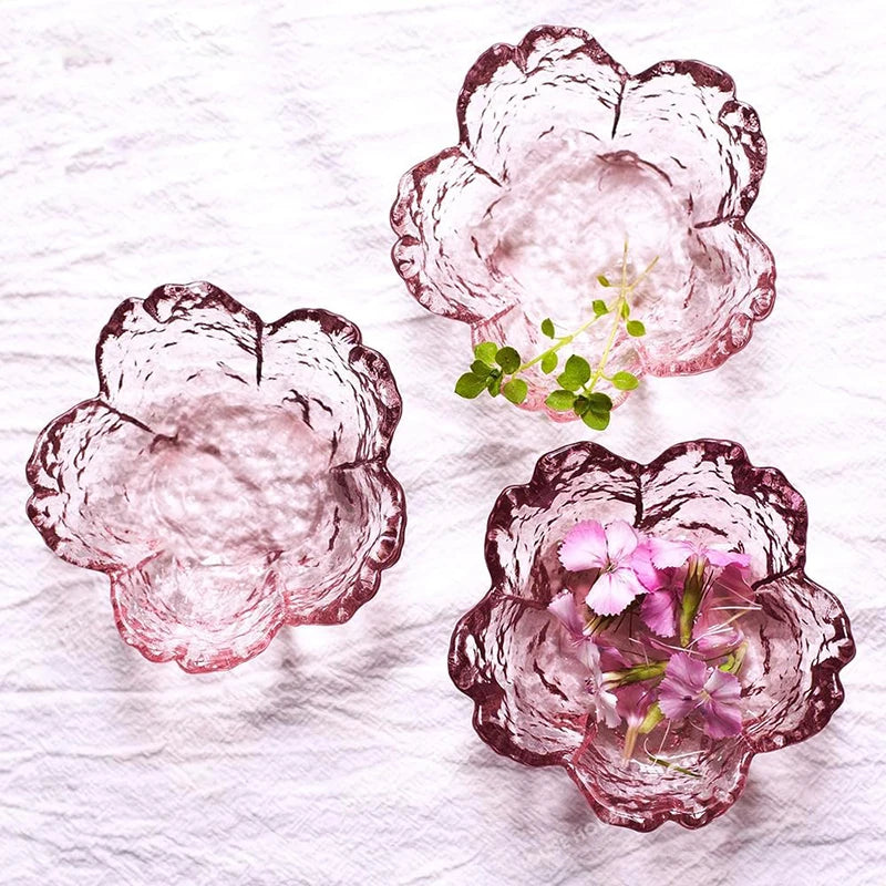 Sakura Pink Flower Sauce Dishes - 2 piece set