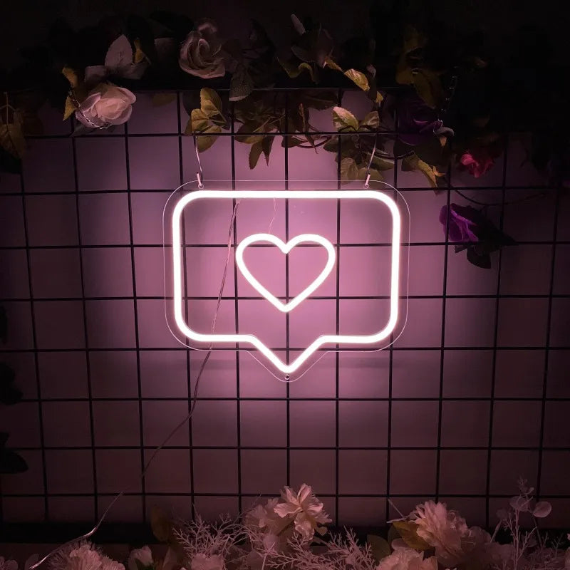Love Neon Lights For Wall Art Sign LED Neon Strip Lights Wedding Decoration Garden Home Bedroom Party Wall Decor Neon Lamps