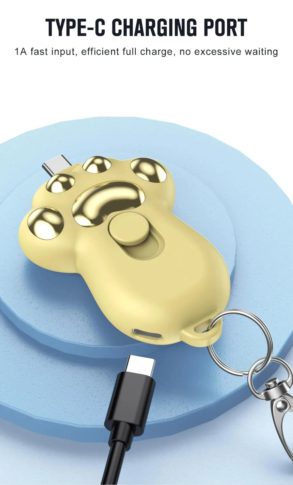 Portable Pocket Charger 2000mAh Power Banks Portable Charger Key Chain Emergency Power Bank for iPhone or Android