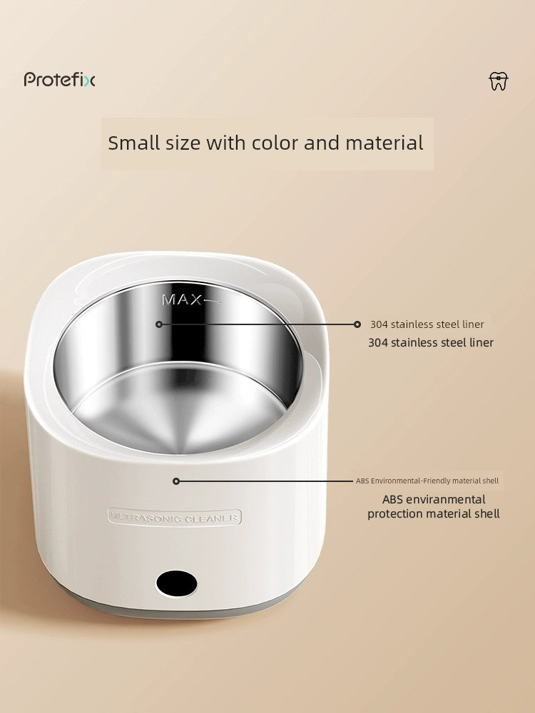 Ultrasonic Tooth Socket Cleaning Device Portable Orthodontic Retainer Dentures Glasses Invisible Tooth Socket Washing Machine Automatic Home Use