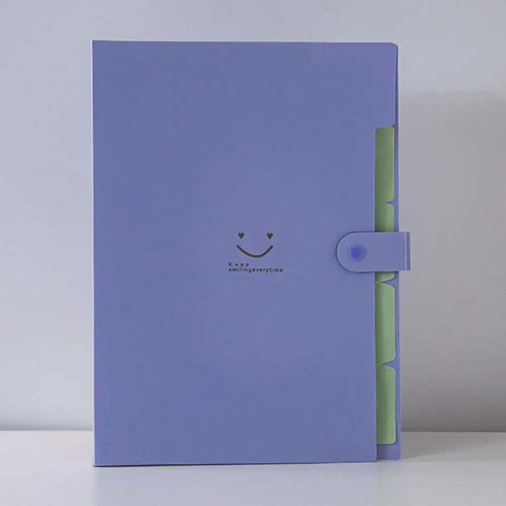 Document Organizer Multi-layered A4 File Organizer Set for Office Travel Plastic Closure Document Filing Folder for Home