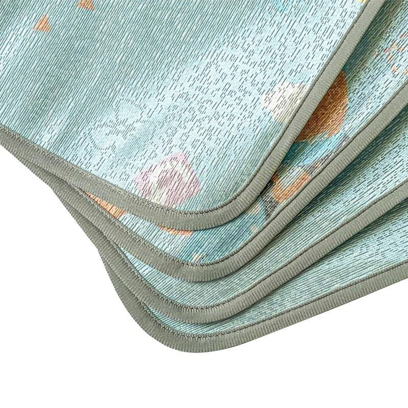Pet Cooling Summer Mat Dog Breathable Bite Resistant Blanket Cat Ice Silk Fabric Cool Sleeping Mat Sofa Dog Car Mat Dog Bed