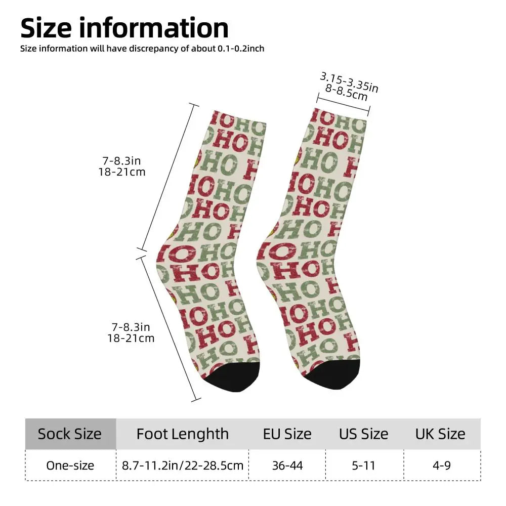Novelty Christmas-S-Green-S-Grinching Socks Men's Women's Fashion Socks Spring Summer Autumn Winter Middle Tube Socks Gift
