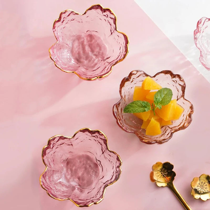 Sakura Pink Flower Sauce Dishes - 2 piece set