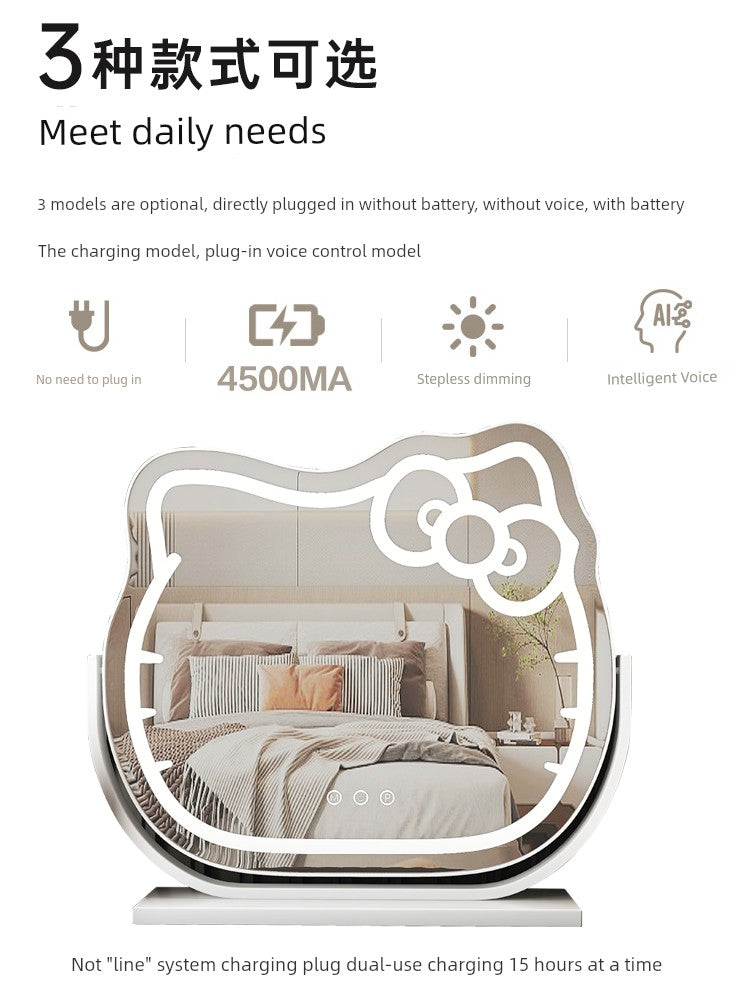 Hello Kitty Smart Rechargeable Bedroom Mirror