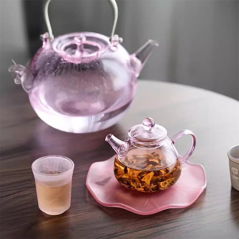 Pink Heat Resistant Tea Kettle