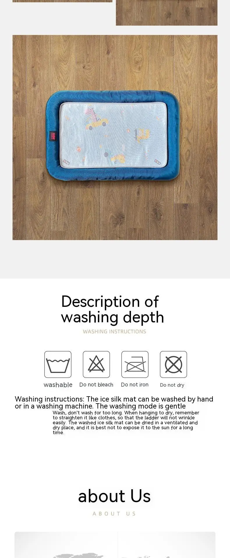 Pet Cooling Summer Mat Dog Breathable Bite Resistant Blanket Cat Ice Silk Fabric Cool Sleeping Mat Sofa Dog Car Mat Dog Bed
