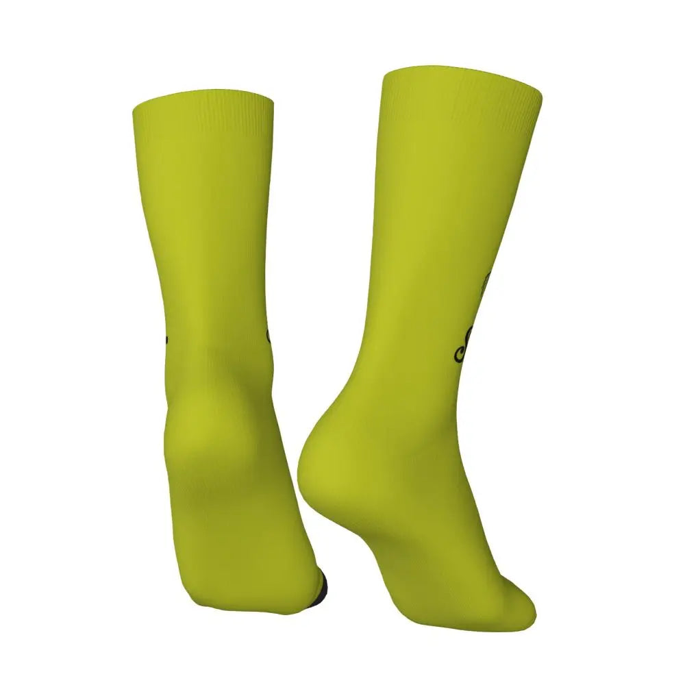 Novelty Christmas-S-Green-S-Grinching Socks Men's Women's Fashion Socks Spring Summer Autumn Winter Middle Tube Socks Gift