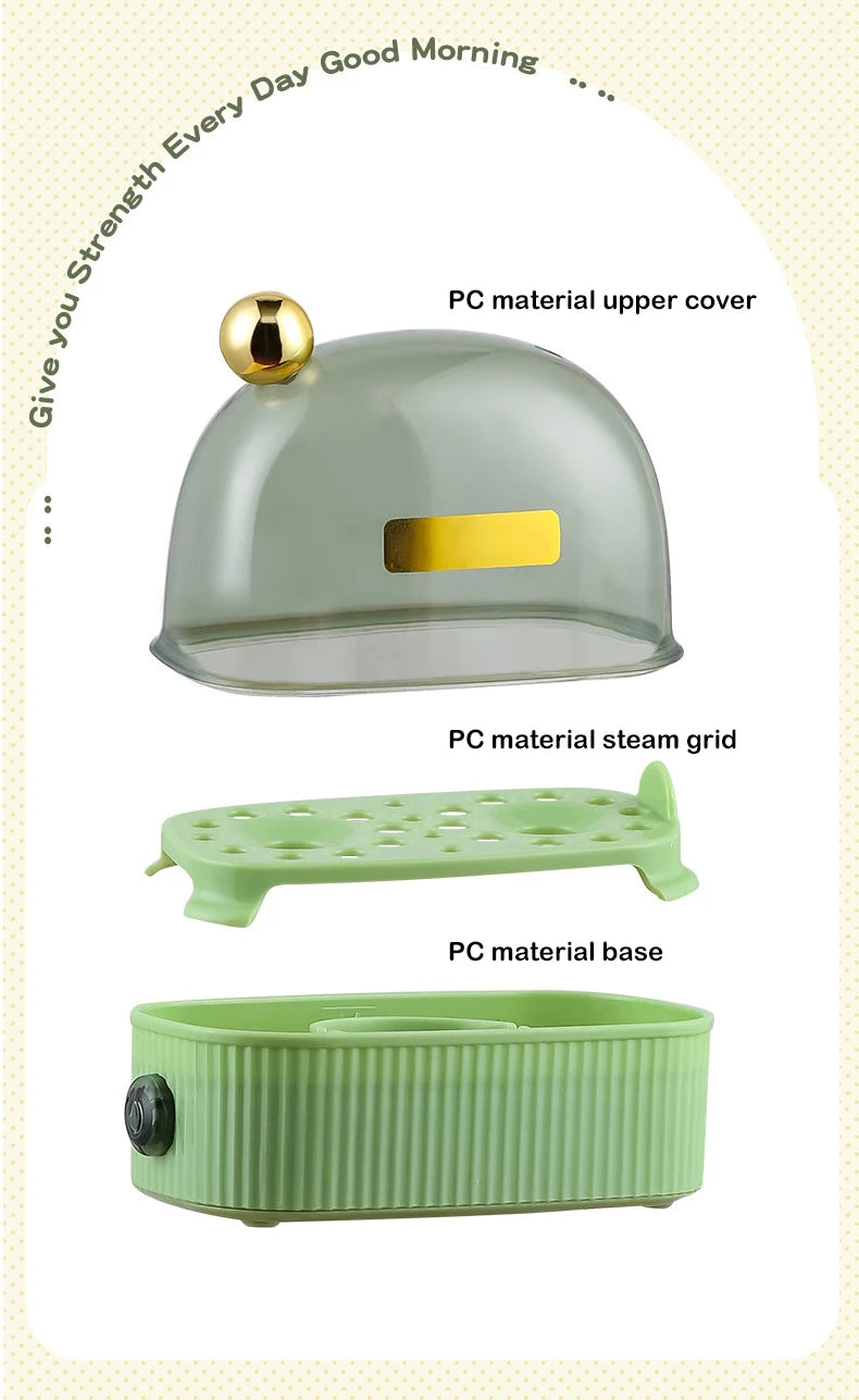 DMWD 120W 220V Electric Egg Boiler Poacher Automatic Power Off Mini Breakfast Machine Egg Cookers 2 Eggs Portable Food Steamer