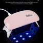6W Mini Nail Lamp UV LED Gel Polish Cured Pink White Nail Dryer Machine Portable USB Cable Home Nails Dry Tool for Gel Varnish