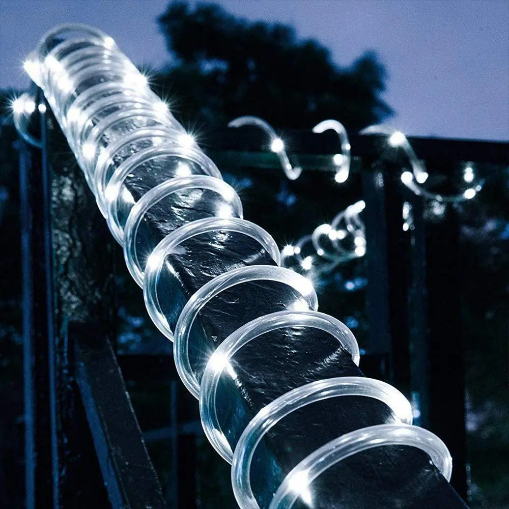 Outdoor Led Festoon Fairy Tube Rope String Lights Street Garland For Garden Yard New Year 2023 Christmas Decoration 5m 10m 15m