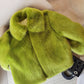 Feeling Grinchy Soft Faux Fur Coat