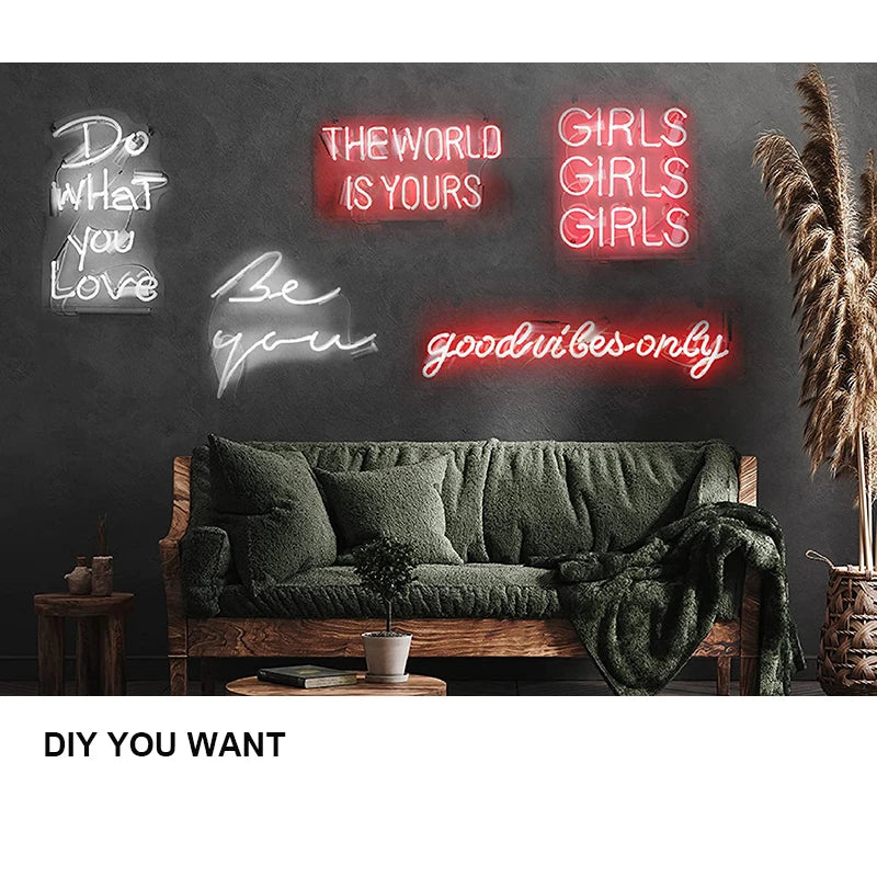 NEW Neon Night Sign Do What You Love, Led Neon Light Sign, Cool Wall Hanging Light for Wall,Bedroom DIY You Want?
