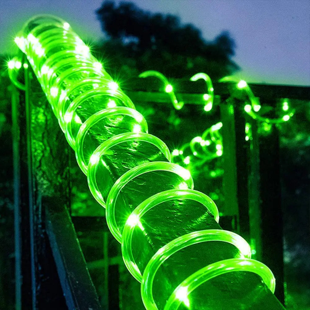 Outdoor Led Festoon Fairy Tube Rope String Lights Street Garland For Garden Yard New Year 2023 Christmas Decoration 5m 10m 15m