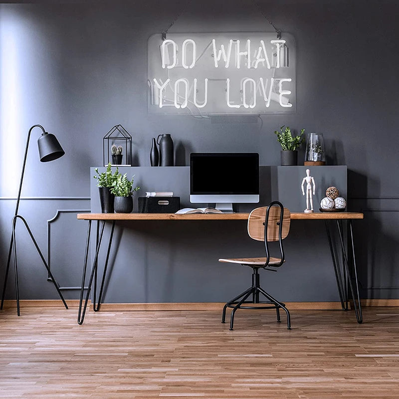NEW Neon Night Sign Do What You Love, Led Neon Light Sign, Cool Wall Hanging Light for Wall,Bedroom DIY You Want?