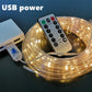Outdoor Led Festoon Fairy Tube Rope String Lights Street Garland For Garden Yard New Year 2023 Christmas Decoration 5m 10m 15m