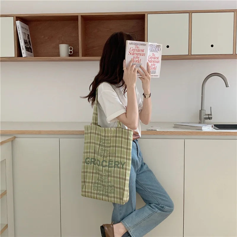 Rose Pink Women Canvas Shoulder Bag Eco Reusable Ladies Daily Shopping Bags Thin Cloth Female Girls Summer Beach Tote Handbags
