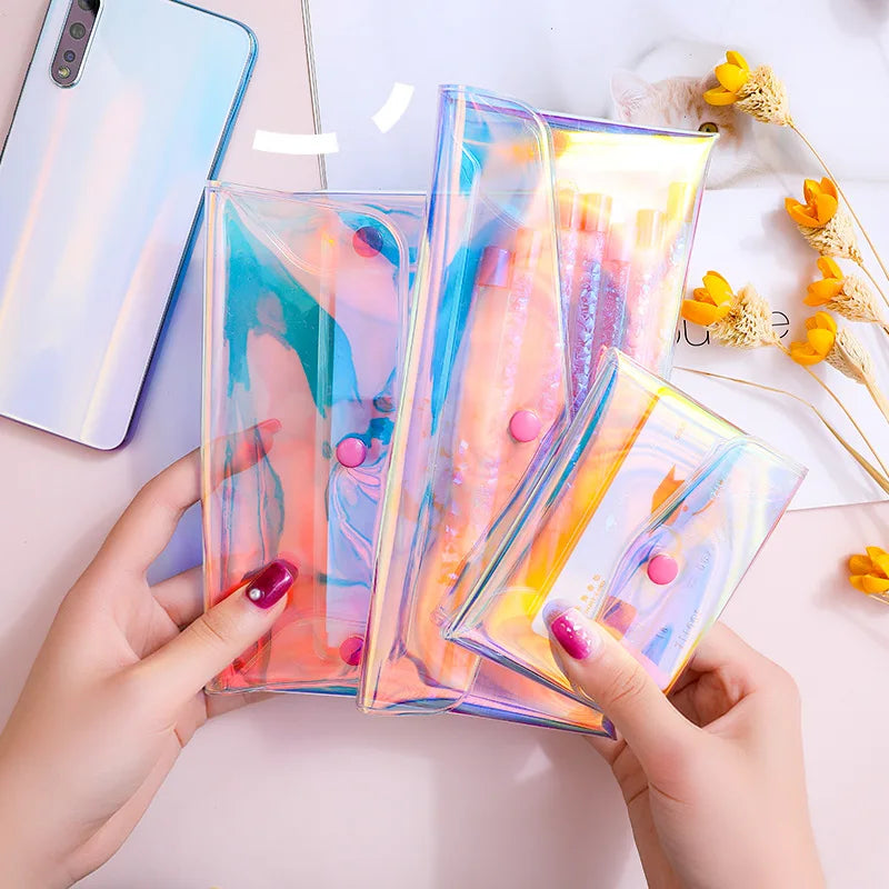 Laser Transparent Cosmetic Bag Oraganizer