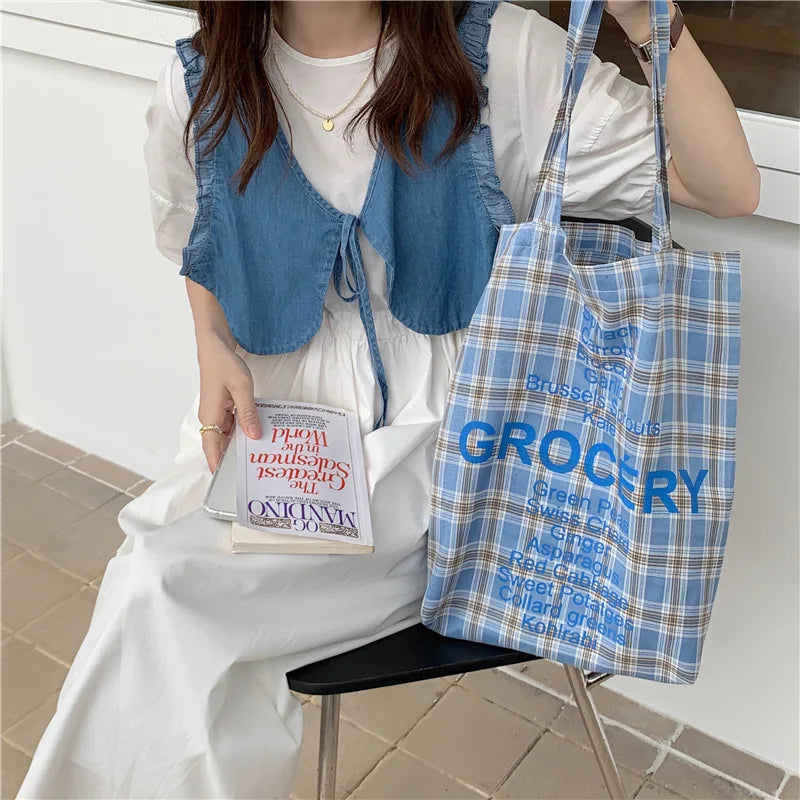 Rose Pink Women Canvas Shoulder Bag Eco Reusable Ladies Daily Shopping Bags Thin Cloth Female Girls Summer Beach Tote Handbags