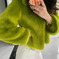 Feeling Grinchy Soft Faux Fur Coat