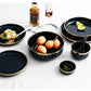 Pink Black Gold Inlay  Ceramic Dinner Plate Tableware Porcelain Bulk Serving Dishes Home Wedding Decorative Dinnerware