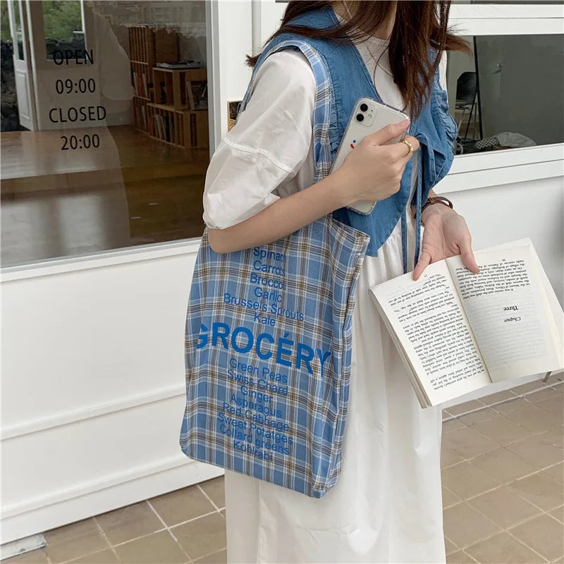 Rose Pink Women Canvas Shoulder Bag Eco Reusable Ladies Daily Shopping Bags Thin Cloth Female Girls Summer Beach Tote Handbags
