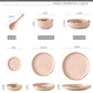 Pink Black Gold Inlay  Ceramic Dinner Plate Tableware Porcelain Bulk Serving Dishes Home Wedding Decorative Dinnerware