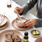 Pink Black Gold Inlay  Ceramic Dinner Plate Tableware Porcelain Bulk Serving Dishes Home Wedding Decorative Dinnerware