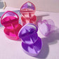 Clamshell Heart Student Small Items Barrettes Storage Box