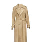 Loose Double Breasted Long Trench Coat Women